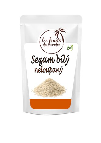 Sezam bílý neloupaný BIO 200 g LES FRUITS DU PARADIS
