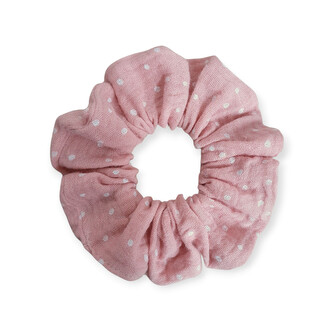 Gumička do vlasů mušelínová Cameo Pink DOT; Barva: růžová; Velikost: UNI