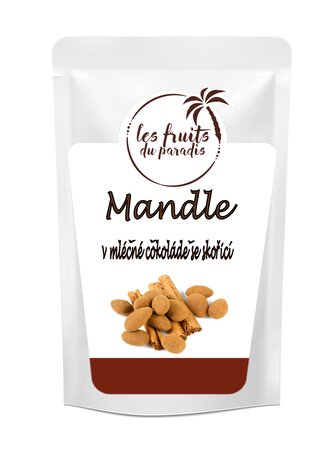 Mandle v čokoláde a skořici 200 g LES FRUITS DU PARADIS