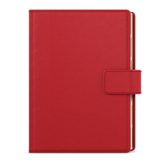 Baloušek Tisk - Oskar - Elite - týdenní diář 2026, červený, A5, 14,3 × 20,5 cm