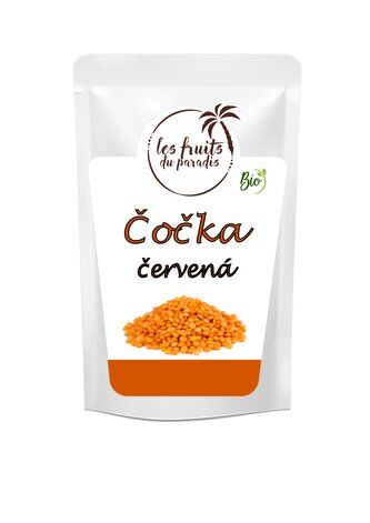 Čočka červená Bio 1 kg LES FRUITS DU PARADIS