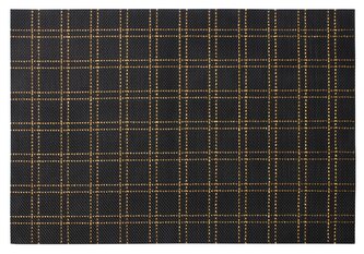 Prostírání AVILIA černá/zlatá 30x43 cm Mybesthome