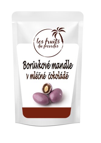 Mandle v čokoládě s borůvkovou polevou 500 g LES FRUITS DU PARADIS