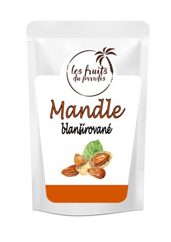 Mandle blanšírované 150 g LES FRUITS DU PARADIS