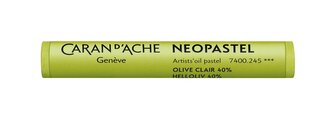 Umělecký pastel "Neopastel", light olive 40%, CARAN D'ACHE 7400.245