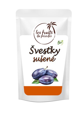 Švestky sušené bez pecky Bio 500 g LES FRUITS DU PARADIS