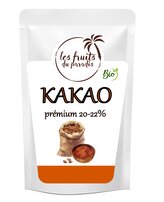 Kakaový prášek 20-22 % BIO 500 g LES FRUITS DU PARADIS