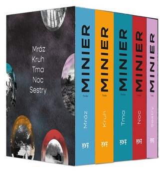 5 x Bernard Minier - box Mráz, Kruh, Tma, Noc, Sestry