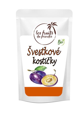 Švestky kostičky BIO 1 kg LES FRUITS DU PARADIS