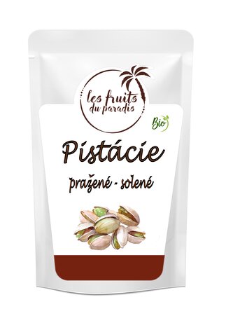 Pistácie solené pražené neloupané BIO 150 g LES FRUITS DU PARADIS
