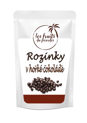 Rozinky v hořké čokoládě 200 g LES FRUITS DU PARADIS