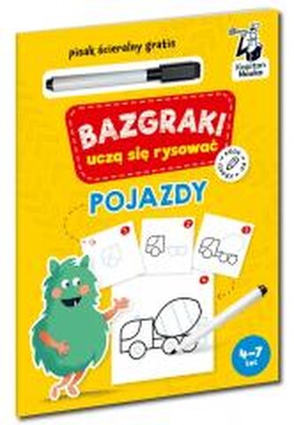 Kapitan Nauka. Bazgraki uczą się rysować. Pojazdy