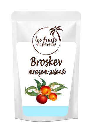 Broskev plátky lyofilizované 100 g LES FRUITS DU PARADIS