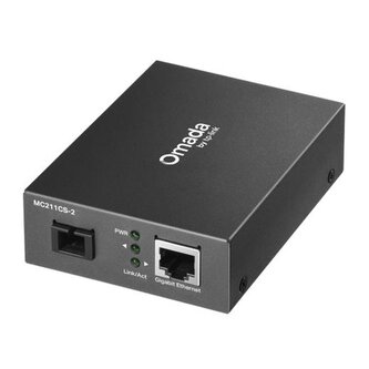 Převodník TP-Link MC211CS-2 Transceiver, SM, WDM, 1x GLAN, 1x SC, 2km, Omada SDN