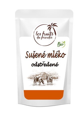Sušené odstředěné mléko Bio 500 g LES FRUITS DU PARADIS