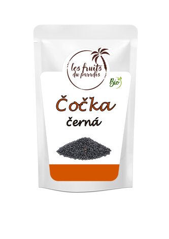 Čočka černá BIO 500 g LES FRUITS DU PARADIS