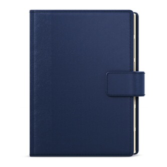 Baloušek Tisk - Ctirad s výsekem - Elite - denní diář 2026, modrý, A5, 14,3 × 20,5 cm