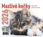 Kalendář 2026 Mazlivé kočky, stolní, týdenní, 13 x 15 cm