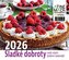 Kalendář 2026 Sladké dobroty, stolní, týdenní, 13 x 15 cm