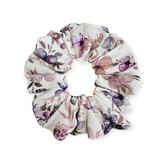 Gumička do vlasů Violet flowers cream; Barva: smetanová; Velikost: UNI