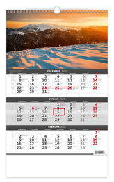 Slovenský kalendár Slovensko - trojmesačné