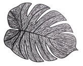 Prostírání DELI černá 33x46 cm Mybesthome