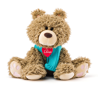 Medvěd Bariboo se šálou malý, 25cm