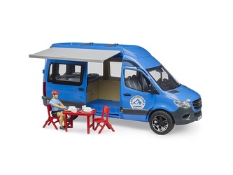 Bruder MB Sprinter Camper s řidičem a příslušenstvím Bruder MB Sprinter Camper s řidičem a příslušenstvím