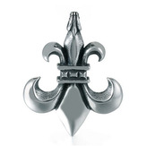 OPP1784 Ocelový přívěšek - skautská lilie