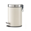 Zeller Koš do koupelny, odpadková nádoba - 3 l, krémová, matná