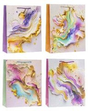 Torebka ozdobna TG 26x32x10cm mix ROZETTE