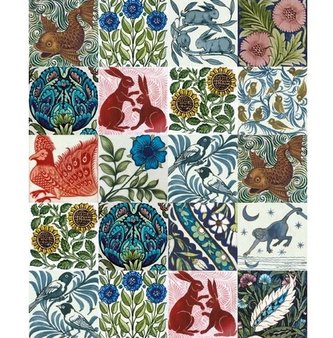 Karnet 17x14 Arts and Crafts tile designs