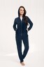 Dres Luna 309 Velour M-2XL damski indygo XL