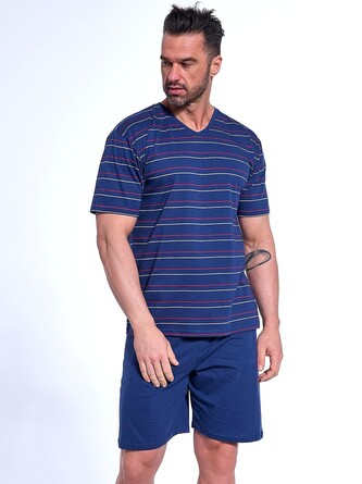 Piżama Cornette 330/48 kr/r 3XL-5XL męska granatowy 4XL