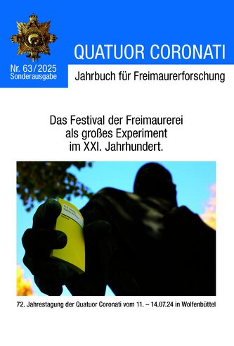 Quatuor Coronati Jahrbuch für Freimaurerforschung Nr. 63/2025