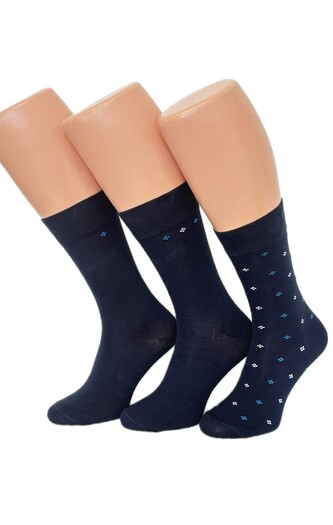 Skarpety Cornette Premium A65 A'3 39-47 granatowy 42-44