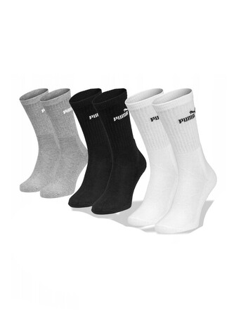 Skarpety Puma 947110 Quarter A'3 35-46 grey-white-black 43-46