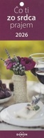 Čo ti zo srdca prajem - Kalendár 2026 (záložkový)