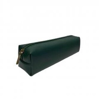 Piórnik prostokąt kostka butelkowy zielony