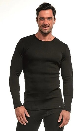 Koszulka Cornette 214 Authentic Thermo Plus dł/r M-3XL czarny 3XL