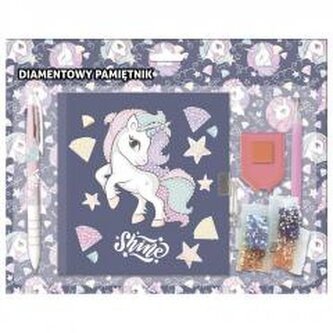 Pamiętnik z kłódką+długopis 3 kol Jednorożec 14