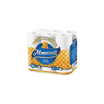 Almusso toaletní papír Soft 3 vrstvý 18 ks - role 10m