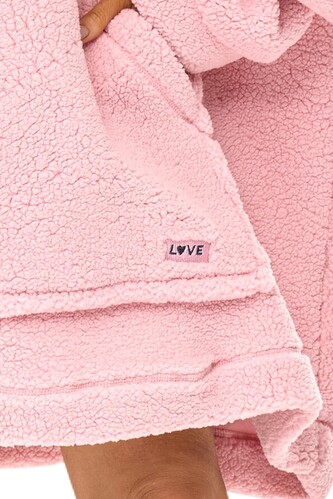 Bluza L&L 2466 dł/r damska różowy pudrowy uniwersalny