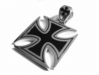 Steel Jewelry Přívěsek velký maltézský kříž z chirurgické oceli PR150320