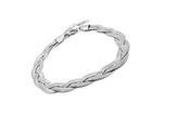 Steel Jewelry náramek PLETENÝ Chirurgická ocel NR090275