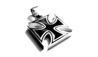 Steel Jewelry Přívěsek maltézský kříž z chirurgické oceli PR150319