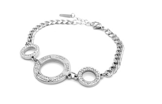 Steel Jewelry náramek KROUŽKY Chirurgická ocel NR150222