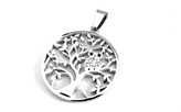 Steel Jewelry Přívěsek strom života se sovičkou z chirurgické oceli PR160215