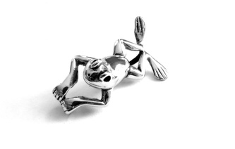 Steel Jewelry Přívěsek žába z chirurgické oceli PR151019