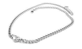 Steel Jewelry Náhrdelník srdce z chirurgické oceli NH220165